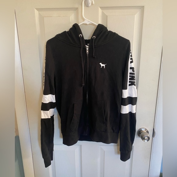 Victoria Secrete Pink Zip Up Hoodie - Picture 1 of 1